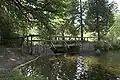 Outflow of the Silberteich into the Brunnenbach from the lake...