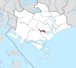 Location in Central Region