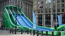 Slide the City at NYC Summer Streets 2015, 2016, & 2017