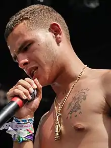 Slowthai at Glastonbury Festival in 2019