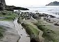 Rock formations at Smuggler Cove