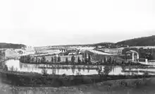 View in 1905 of the factory complex on the Brda river