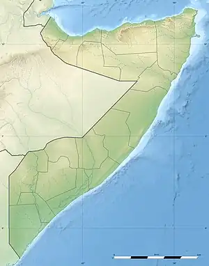 Guardafui Channel is located in Somalia