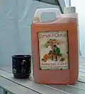 A gallon of Parson's Choice Somerset scrumpy.