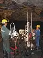 Panasqueira Mine exploration drilling in underground