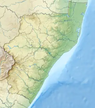 Map showing the location of Silverglen Nature Reserve