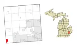 Location within Oakland County