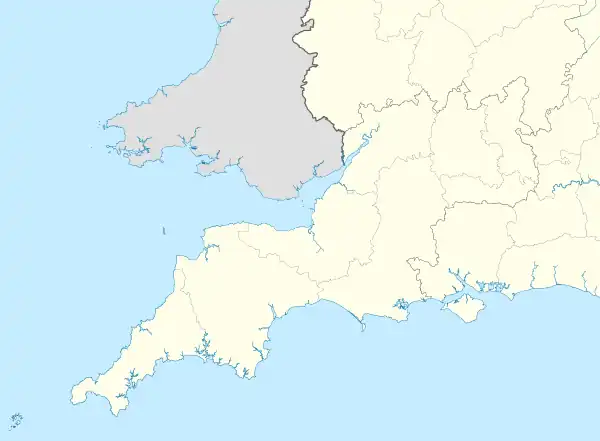 Regional 2 South West is located in Rugby union in South West England