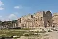 Palaestra in front of the Roman baths