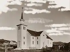 Historic view of the church