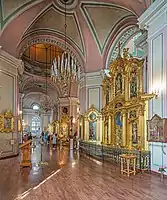 Interior of the upper church