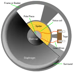 A dynamic loudspeaker