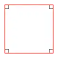 A polygon is bounded by edges; this square has 4 edges.