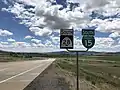 First trailblazer southbound from the northern beginning of the Route, just south of I-15, exit 228 (May 2020)