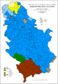 Ethnic structure of Serbia by municipalities 1981.