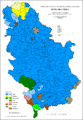 Ethnic structure of Serbia by municipalities 1991.