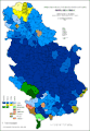 Ethnic structure of Serbia by municipalities 1991.