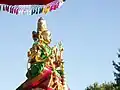 This is the Devi being taken outside, during a festival