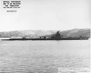 SS-206 Gar, c. 1943 off Mare Island