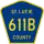 County Road 611B marker