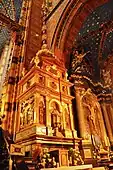 Ciborium inside the basilica