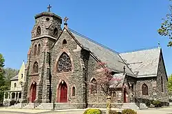 St. Mary's Church, listed on the National Register of Historic Places