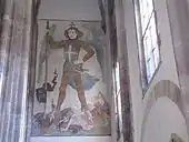 Fresco of  Saint Michael