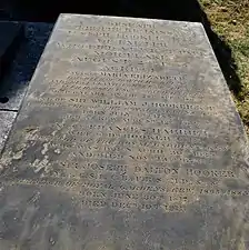 Hooker family grave