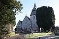 The church from the main entrance.