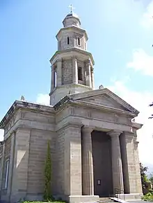 St. George's Anglican Church, Battery Point; completed 1836; steeple and portico from 1841.