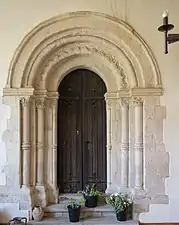 Archway in St Leonard's church, Hythe, Kent