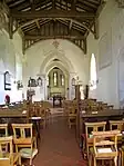 Interior of the church