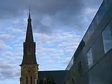 St Patrick's Cathedral, Parramatta, New South Wales, Australia (2003 addition, right).