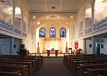 St Peter's Church, Walworth, where Ford completed restoration work in 1953