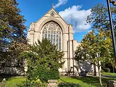 St Stephen's Parish Church, Bush Hill Park; the west front, from the street