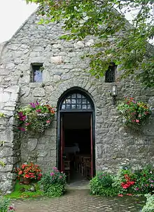 The door leading into St Tugual's Chapel