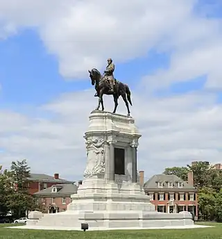 Lee statue, unveiled