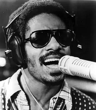 Image 10Stevie Wonder, among the era's innovative artists (from Album era)