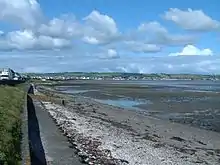 Stranraer and the shores of Loch Ryan, viewed from north-east end of town.