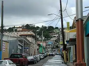 Street in  barrio-pueblo