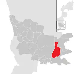 Location within Güssing district