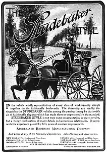 1902 advertisement for horse-drawn vehicles