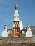 Stupa of Dambadarjaalin Monastery in Ulaanbaatar.