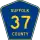 County Route 37 marker