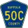 County Route 50C marker