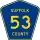 County Route 53 marker