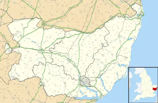 Wilby is located in Suffolk