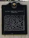 Historical marker of Sultan Kudarat in Cotabato City