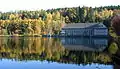 Stilling basin and hydroelectric power station