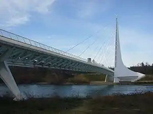 The Sundial Bridge in Redding, California by Santiago Calatrava (2004)